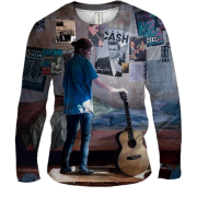 Мужской 3D лонгслив Элли с гитарой - TLoU