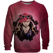 3D свитшот Vi - LoL (Arcane)