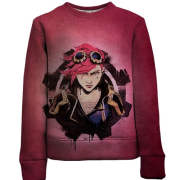 Детский 3D свитшот Vi - LoL (Arcane)