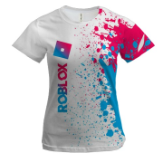 Жіноча 3D футболка Roblox яскраві фарби