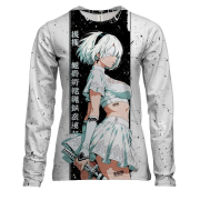 Жіночий 3D лонгслів YoRHa No.2 Type B