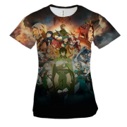 Жіноча 3D футболка Сходження Героя Щита