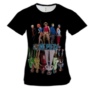 Жіноча 3D футболка One Piece Show