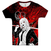 Детская 3D футболка Power x Dragon, red