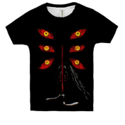 Дитяча 3D футболка Kokushibo eyes - Demon Slayer