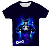 Дитяча 3D футболка Isagi - Blue Lock