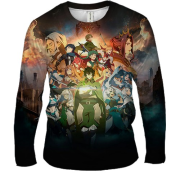 Чоловічий 3D лонгслів Сходження Героя Щита