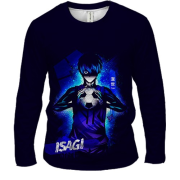 Мужской 3D лонгслив Isagi - Blue Lock