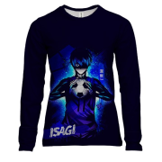 Жіночий 3D лонгслів Isagi - Blue Lock