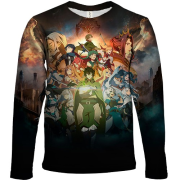 Дитячий 3D лонгслів Сходження Героя Щита