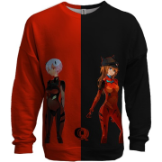 3D світшот Рей та Аска - Євангеліон