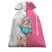 3D Подарунковий мішечок Frieren pink