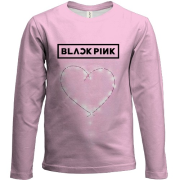 Дитячий 3D лонгслів Blackpink Heart (pink)