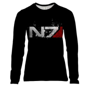 Жіночий 3D лонгслів N7 distressed