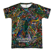 3D футболка CS2 - КТшник у скінах