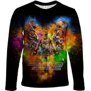 Дитячий 3D лонгслів CS2 colorful splash