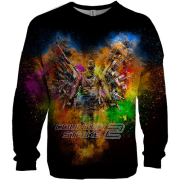 3D світшот CS2 colorful splash