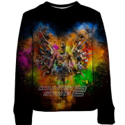 Дитячий 3D світшот CS2 colorful splash