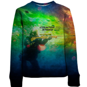 Дитячий 3D світшот CS2 Agent Sniper