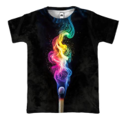 3D футболка Яскравий сірник