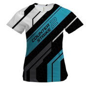 Женская 3D футболка Counter Strike 2 - Vulcan