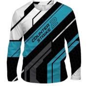 Мужской 3D лонгслив Counter Strike 2 - Vulcan