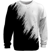 3D світшот з чорно-білою фарбою