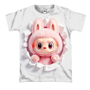3D футболка Лабубу Розовый Прорыв
