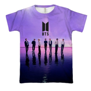 3D футболка BTS (K-Pop) purple
