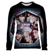 Жіночий 3D лонгслів BTS frame