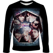 Дитячий 3D лонгслів BTS frame