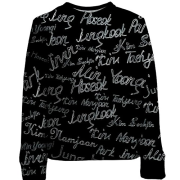 Дитячий 3D світшот BTS імена