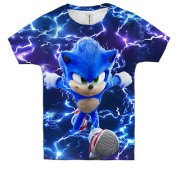 Детская 3D футболка SONIC (Молнии)