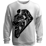 3D свитшот с мотоциклистом