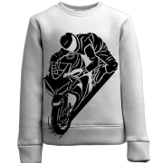 Детский 3D свитшот с мотоциклистом