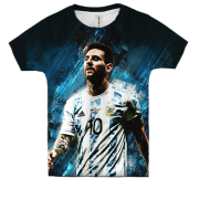 Дитяча 3D футболка з Ліонель Мессі