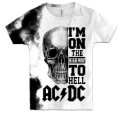 Детская 3D футболка "AC/DC" - I`m on the Highway to Hell
