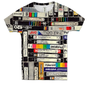 Дитяча 3D футболка з відеокасетами