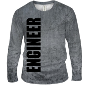 Чоловічий 3D лонгслів "Trust me i'm Engineer"