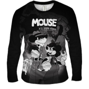 Мужской 3D лонгслив Mouse p.i. for hire