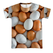 3D футболка Яйца куринные