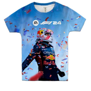 Детская 3D футболка F1 Max Verstappen