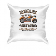 Подушка vintage classic moto