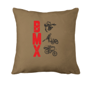 Подушка з написом "BMX"