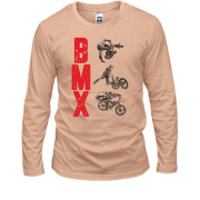 Лонгслив с надписью "BMX"