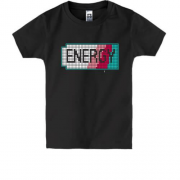 Дитяча футболка з написом "Energy"