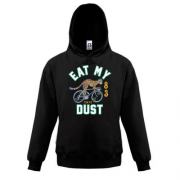 Дитяча толстовка з написом "Eat my dust"