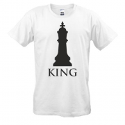 Футболка с шахматным королем