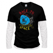 Комбінований лонгслів Race to space