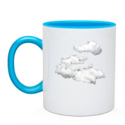 Чашка с облаками